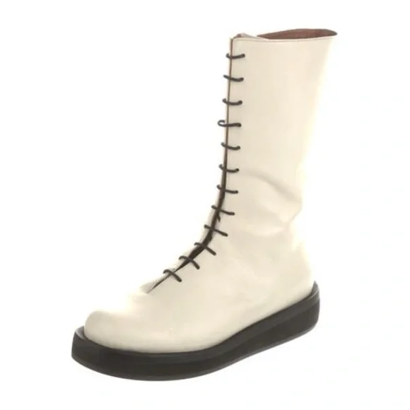 Neous white boots top